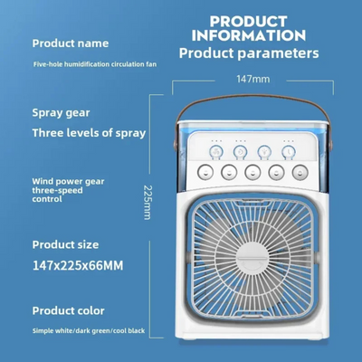 NEW UPGRADE ~ 3 In 1 Portable Cooling Fan