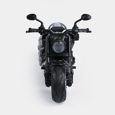 Pull Back Motorcycle With Light & Sound For Kids