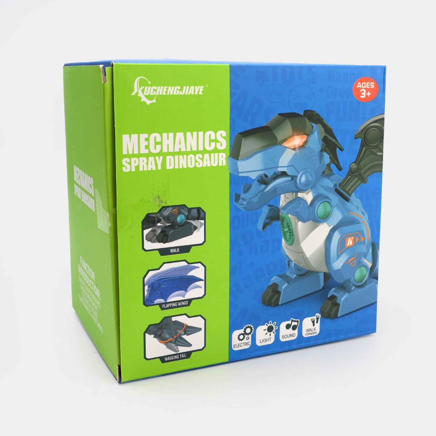 Mechanics Spray Dinosaur Toy With Light & Sound