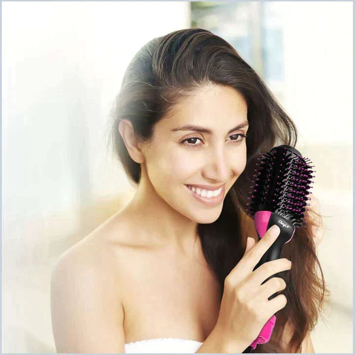 3-In-1 Electric One Step Hair Straightening Brush