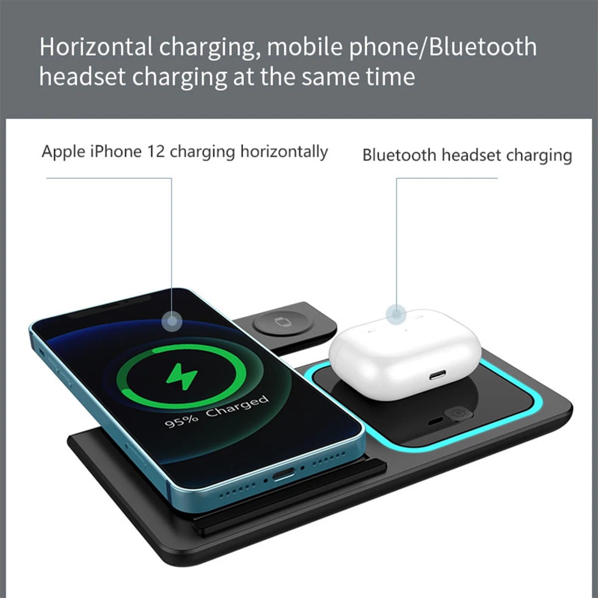 3 in 1 Wireless Fast Charging Stand-SA2408-282