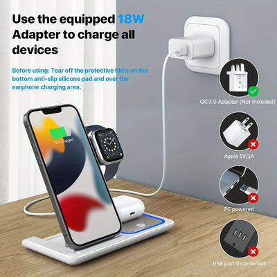 3 in 1 Wireless Fast Charging Stand-SA2408-282