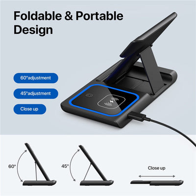 3 in 1 Wireless Fast Charging Stand-SA2408-282