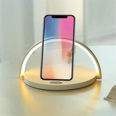 Wireless Charger Fast Charging Pad and LED Lamp-SA2405-185