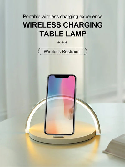 Wireless Charger Fast Charging Pad and LED Lamp-SA2405-185