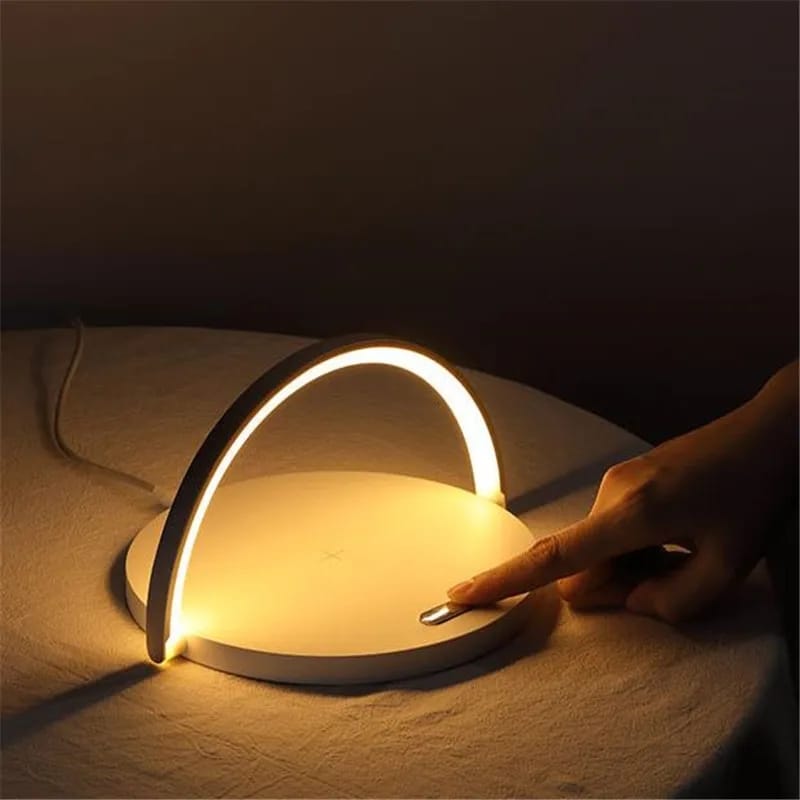 Wireless Charger Fast Charging Pad and LED Lamp-SA2405-185