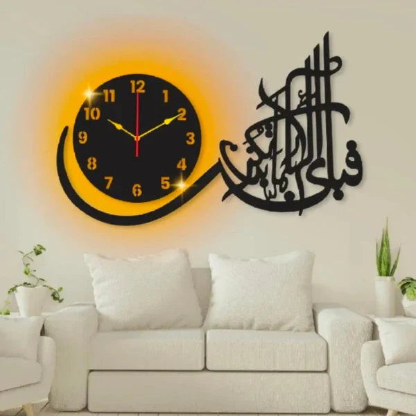 FABI WALL CLOCK WITH LIGHT