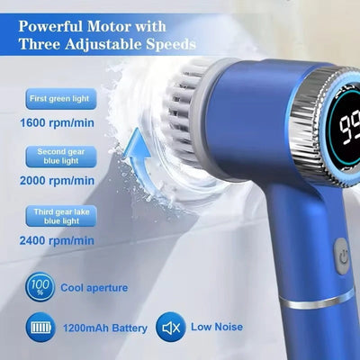 6-in-1 Electric Cleaning Brush